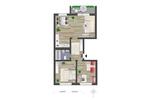 Etagenwohnung Chemnitz Hilbersdorf - 3 Zimmer, 58 m&sup2;, 339&euro; | Angebot:26701489