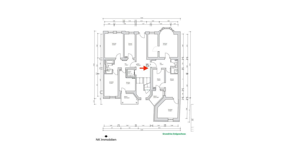 Erdgeschoßwohnung Chemnitz Hilbersdorf - 3.5 Zimmer, 84 m&sup2;, 501&euro; | Angebot:26321869
