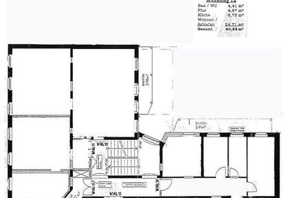 Wohnung Chemnitz Hilbersdorf - 1 Zimmer, 41 m&sup2;, 39.000&euro; | Angebot:27534665