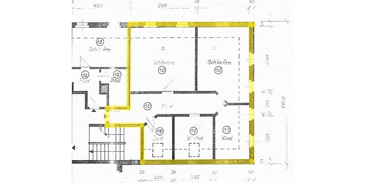 Dachgeschoßwohnung Chemnitz Kapellenberg - 3 Zimmer, 75 m&sup2;, 62.800&euro; | Angebot:26926346