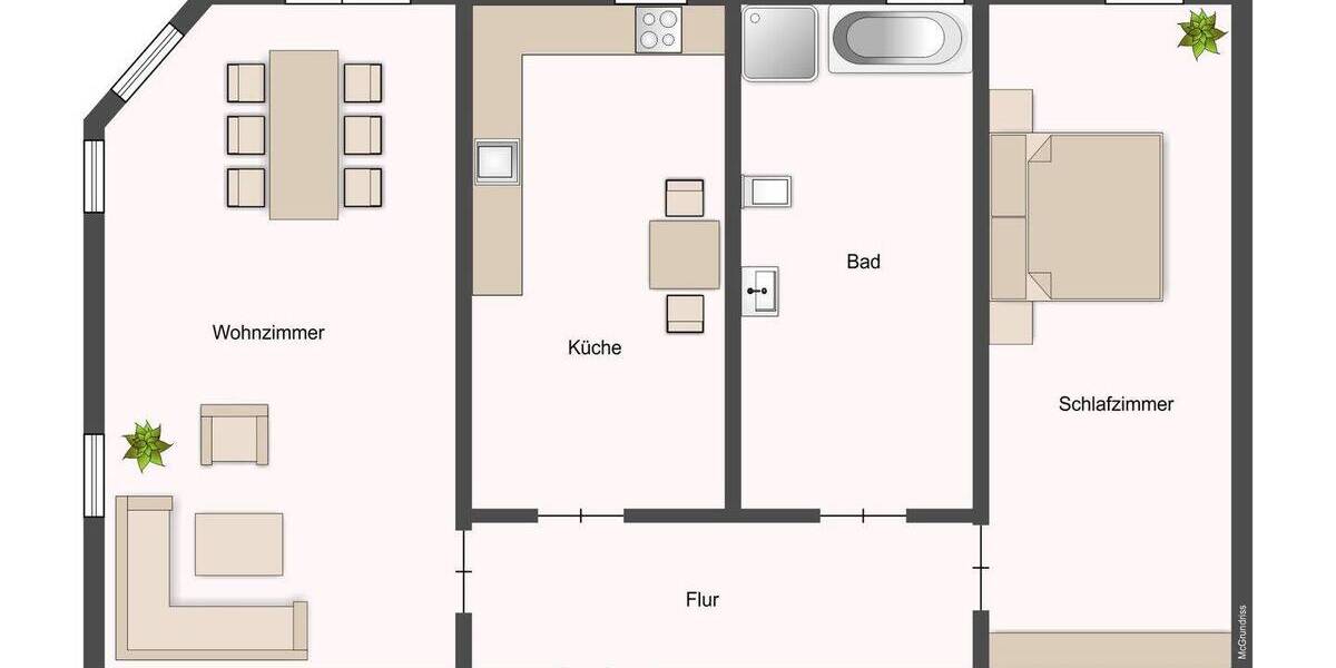 Zimmer Chemnitz Sonnenberg - 2 Zimmer, 50 m&sup2;, 295&euro; | Angebot:26246280