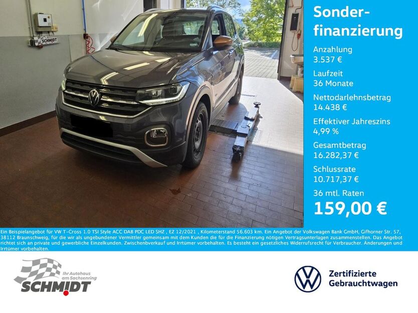 VW T-Cross 56.603 km 17.975 € Bernsdorf 09337