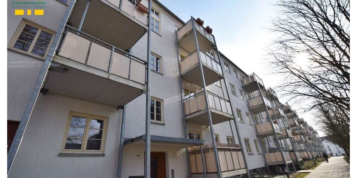 Etagenwohnung Chemnitz Gablenz - 2 Zimmer, 51 m&sup2;, 53.500&euro; | Angebot:27094664