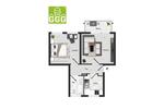 Etagenwohnung Chemnitz Rabenstein - 2 Zimmer, 50 m&sup2;, 330&euro; | Angebot:26682269