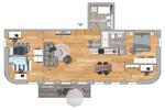Dachgeschoßwohnung Chemnitz - 5 Zimmer, 99 m&sup2;, 1.178&euro; | Angebot:26145509