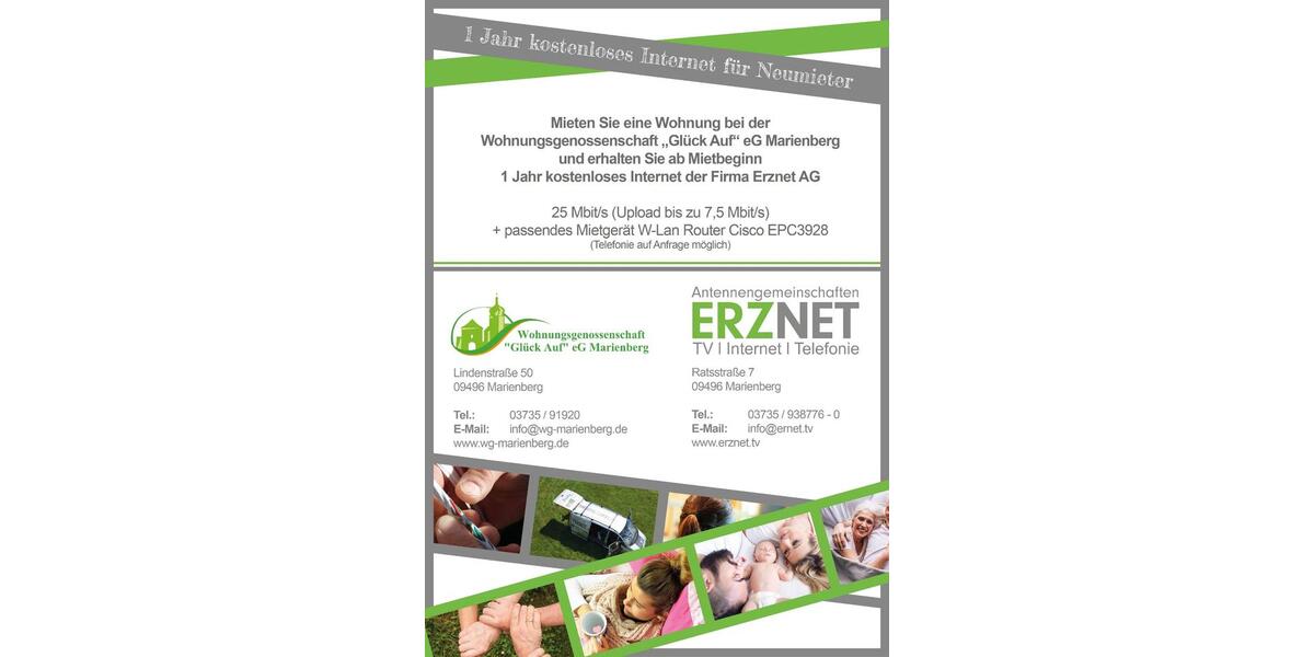 Dachgeschoßwohnung Marienberg - 2 Zimmer, 62 m&sup2;, 338&euro; | Angebot:26230285