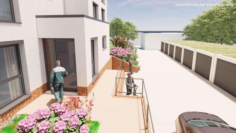 Erstbezug! Moderne 3-Zimmer Wohnung mit Garagenstellplatz - Etagenwohnung Hartmannsdorf | Angebot:26556994