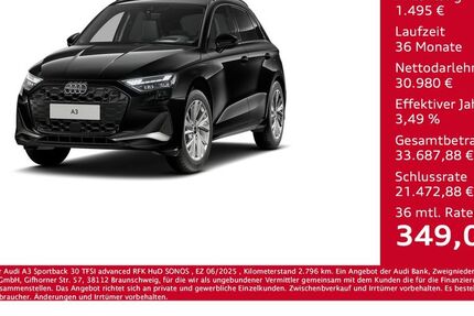 Audi A3 2.796 km 31.975 &euro; Bernsdorf 09337