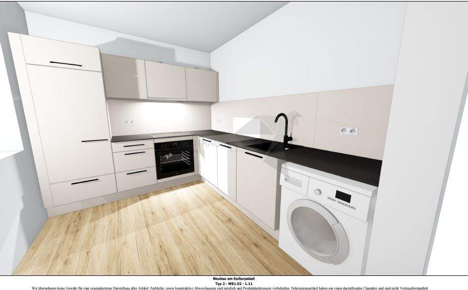 ++ Neujahrsangebot ++ Erstbezug! Barrierefreie 1-Raum-Wohnung mit Einbauküche und Terrasse 1 zimmer