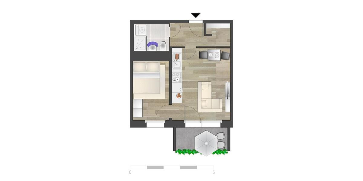 Etagenwohnung Chemnitz Klaffenbach - 2 Zimmer, 34 m&sup2;, 242&euro; | Angebot:26682096