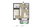 Etagenwohnung Chemnitz Klaffenbach - 2 Zimmer, 34 m&sup2;, 242&euro; | Angebot:26682096