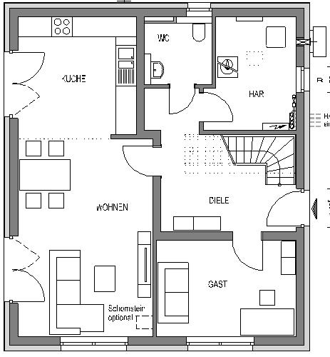 Einfamilienhaus Mittweida - 5 Zimmer, 128 m&sup2;, 283.352&euro; | Angebot:9064247