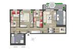 Etagenwohnung Chemnitz Klaffenbach - 4 Zimmer, 90 m&sup2;, 600&euro; | Angebot:26681216