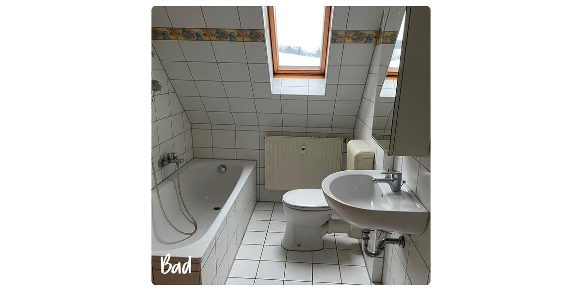 Dachgeschoßwohnung Chemnitz Klaffenbach - 2.5 Zimmer, 62 m&sup2;, 430&euro; | Angebot:26178185