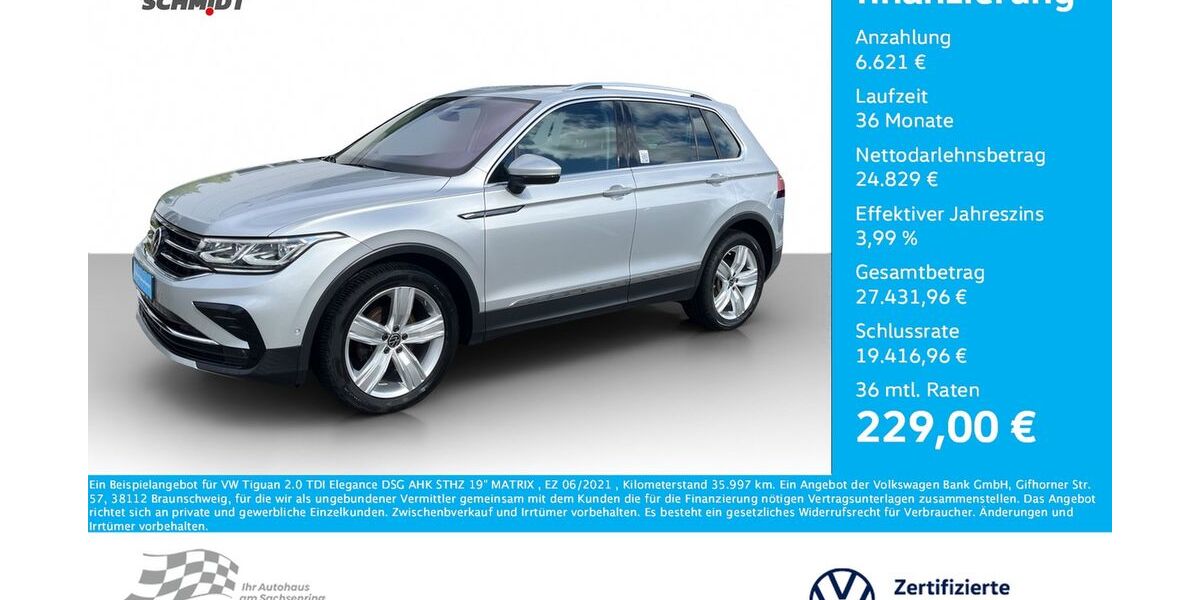 VW Tiguan 35.997 km 30.975 &euro; Bernsdorf 09337