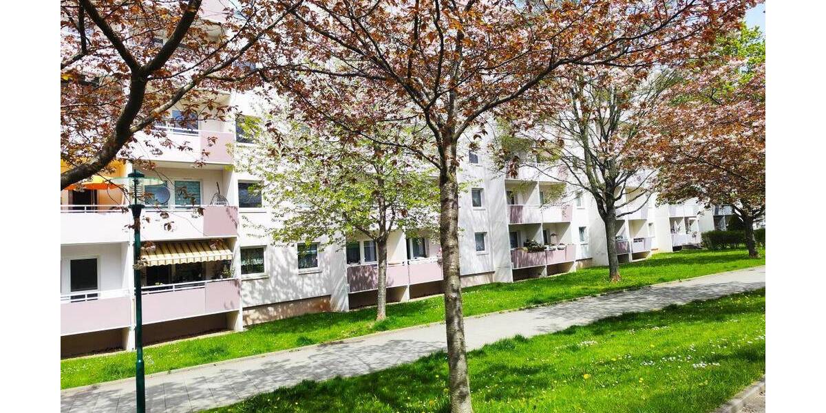 3-Raum-Wohnung mit Balkon und Blick ins Grüne 3 zimmer