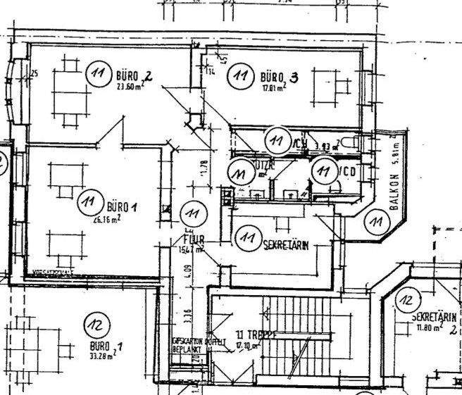 Etagenwohnung Chemnitz Kaßberg - 3 Zimmer, 101 m&sup2;, 600&euro; | Angebot:26157399