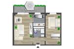 Etagenwohnung Chemnitz Klaffenbach - 2 Zimmer, 53 m&sup2;, 320&euro; | Angebot:26682119