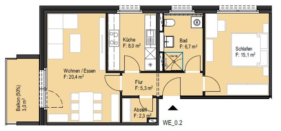 Barrierefreies Wohnen am Steegenwald zimmer