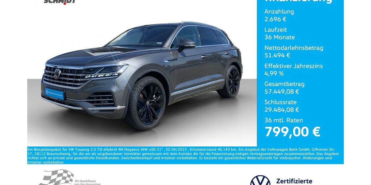 VW Touareg 46.149 km 54.190 &euro; Bernsdorf 09337