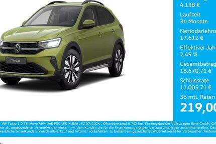 VW Taigo 6.702 km 20.975 € Bernsdorf 09337