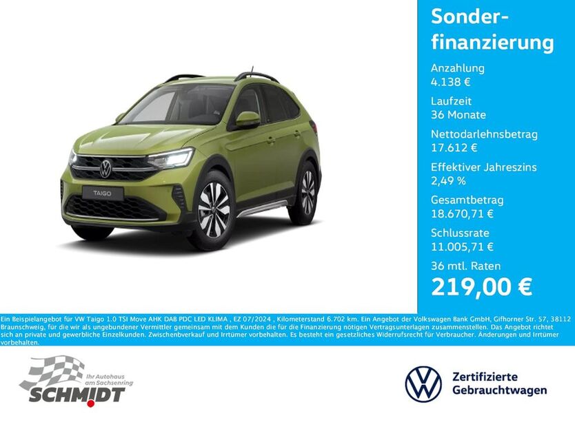 VW Taigo 6.702 km 20.975 € Bernsdorf 09337