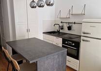 modernes Single-Appartment mit Fußbodenheizung und Terrasse im Schloßviertel