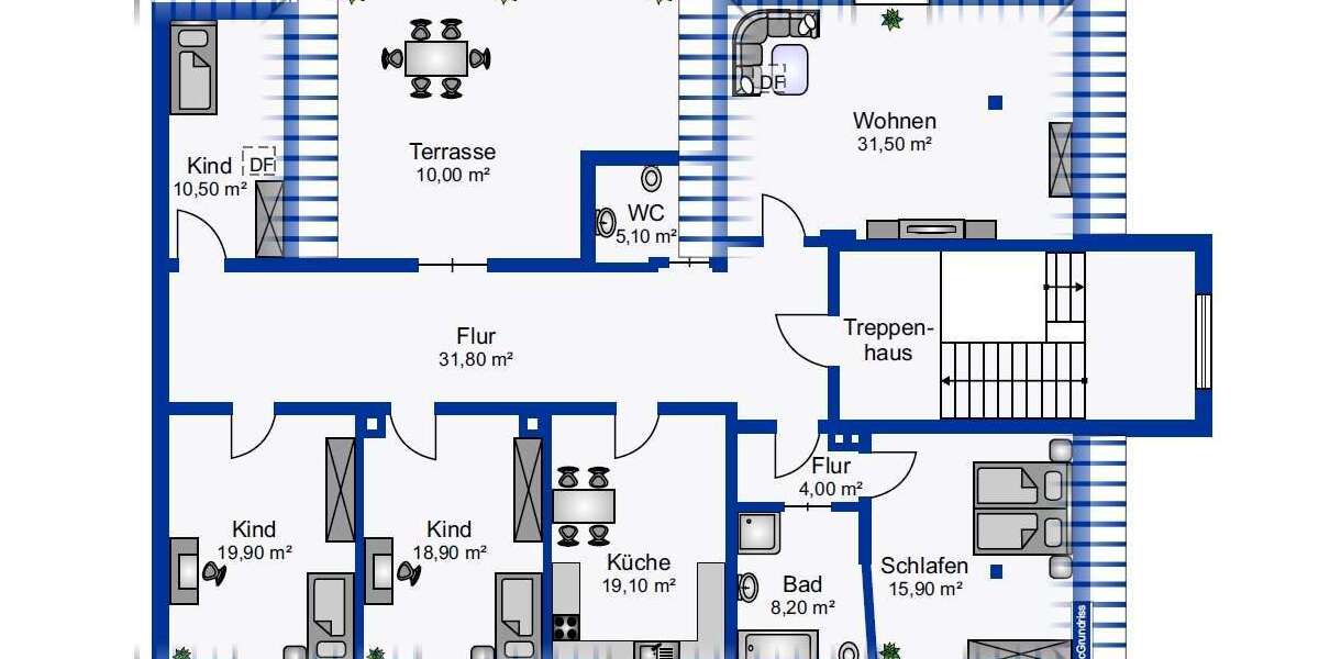 Etagenwohnung Limbach-Oberfrohna Oberfrohna - 5 Zimmer, 170 m&sup2;, 275.000&euro; | Angebot:26182668