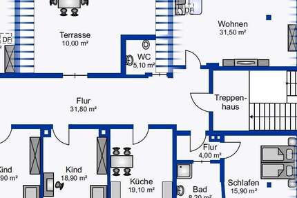 Wohnung Limbach-Oberfrohna Oberfrohna - 5 Zimmer, 170 m&sup2;, 275.000&euro; | Angebot:26182668