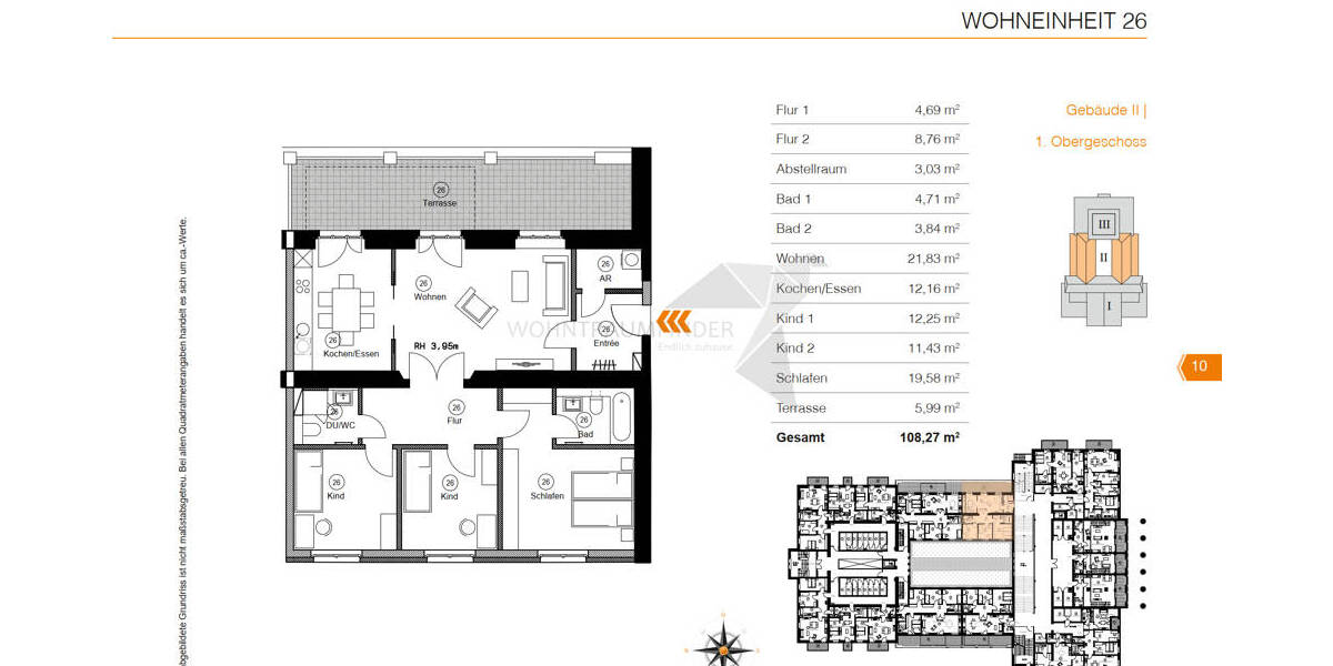 Etagenwohnung Chemnitz Rabenstein - 4 Zimmer, 108 m&sup2;, 1.400&euro; | Angebot:26378021