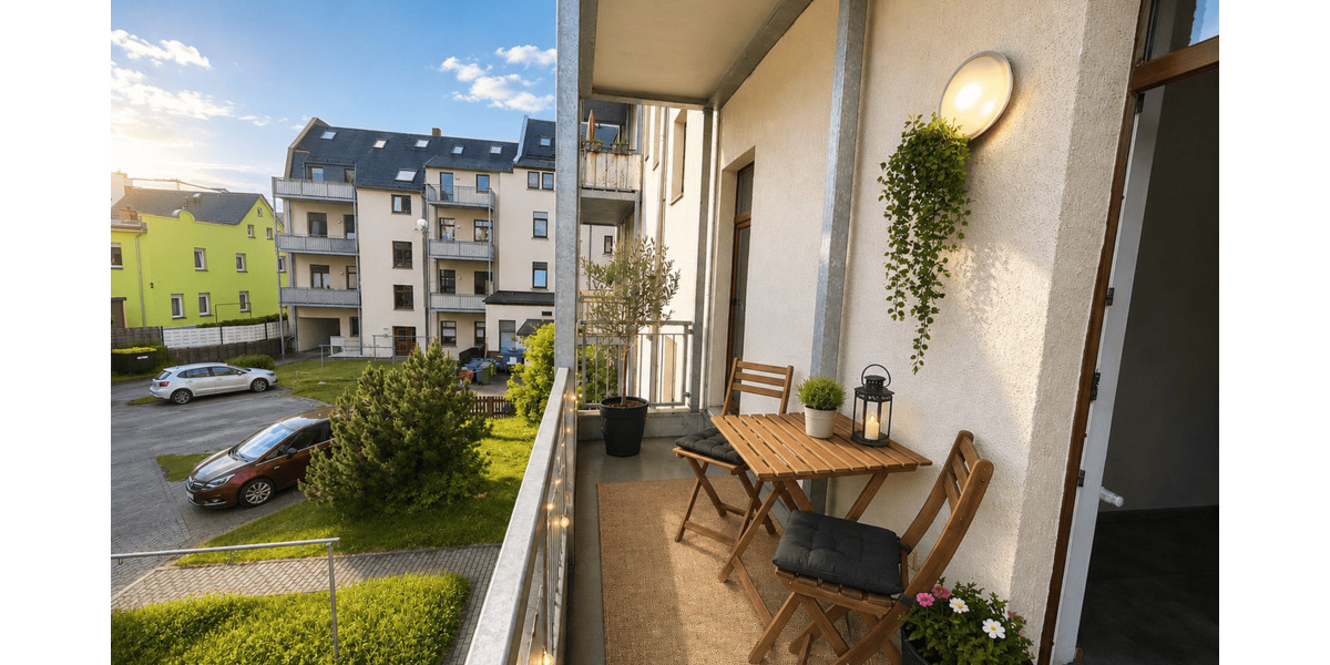 Etagenwohnung Limbach-Oberfrohna Oberfrohna - 3 Zimmer, 64 m&sup2;, 452&euro; | Angebot:26806108