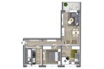 Etagenwohnung Chemnitz Adelsberg - 3 Zimmer, 70 m&sup2;, 415&euro; | Angebot:26682570