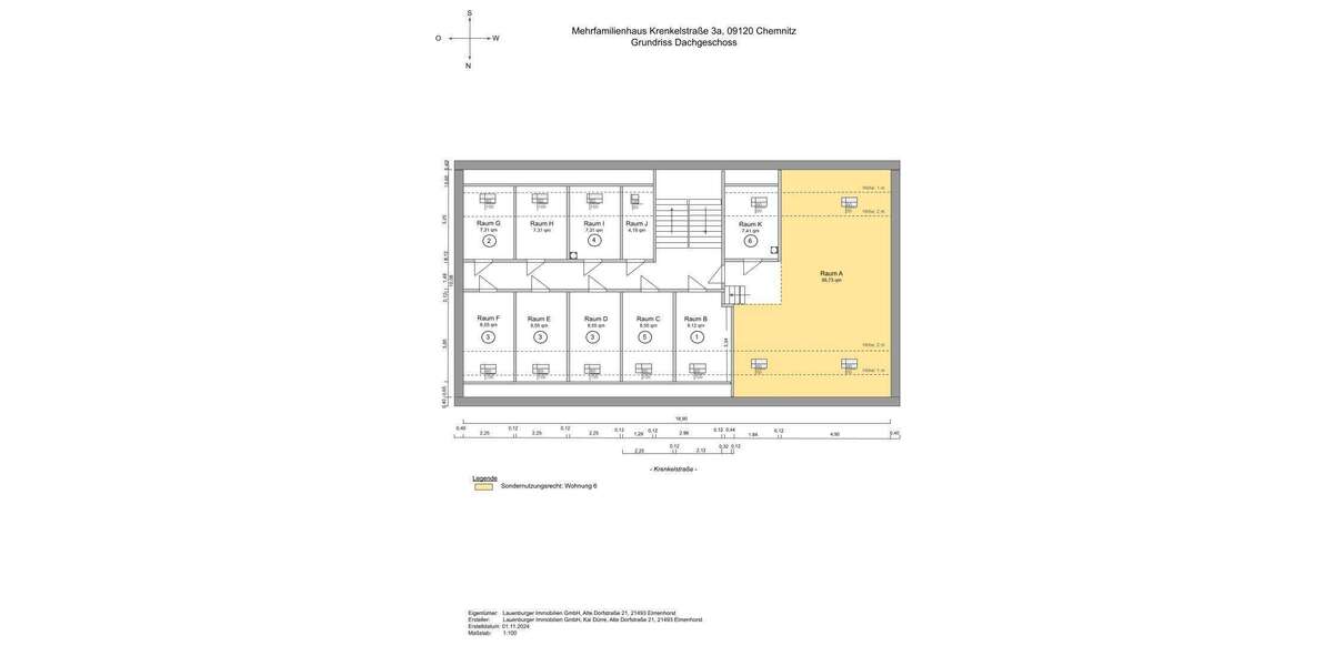3 RW mit EBK, Dachkammer & Keller - Etagenwohnung Chemnitz Helbersdorf | Angebot:26129478