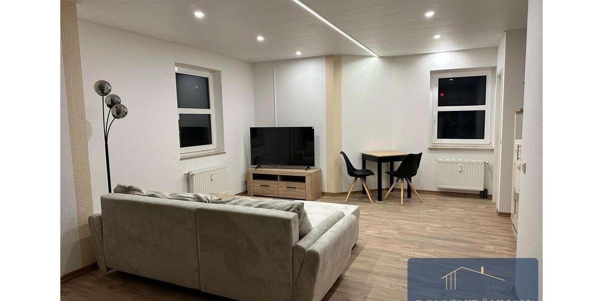 MÖBLIERTE 1 Raum Wohnung in Wittgensdorf Chemnitz mit Einbauküche + Tageslichtbad mit Dusche + TV 1 zimmer