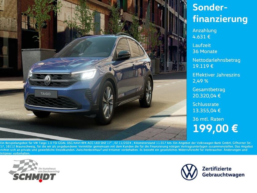 VW Taigo 11.017 km 23.750 € Bernsdorf 09337