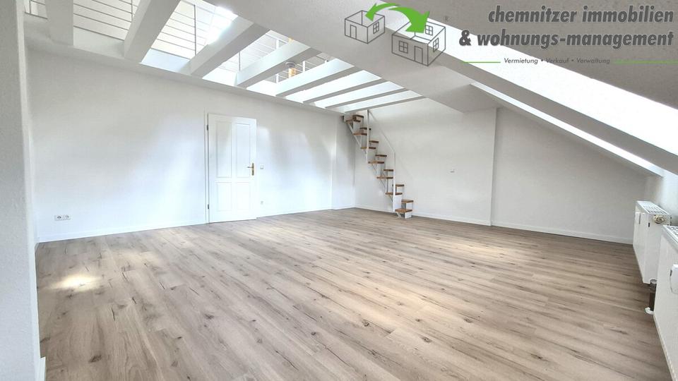 Maisonettenwohnung Chemnitz Kapellenberg - 2.5 Zimmer, 71 m&sup2;, 425&euro; | Angebot:26675794