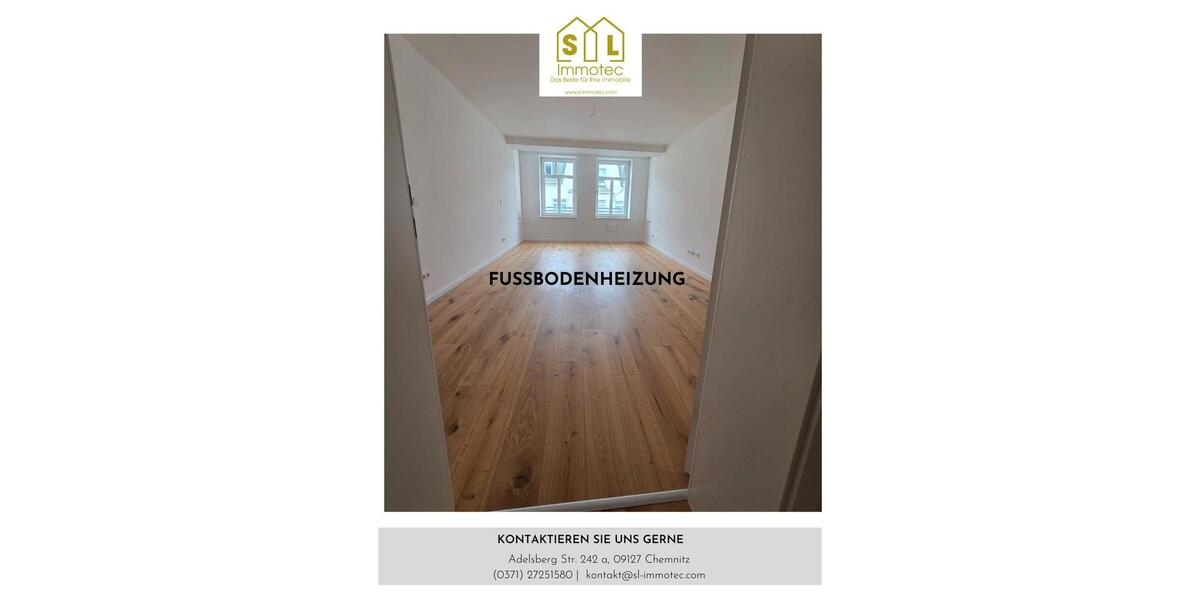 Etagenwohnung Chemnitz Hilbersdorf - 4 Zimmer, 93 m&sup2;, 750&euro; | Angebot:25919806