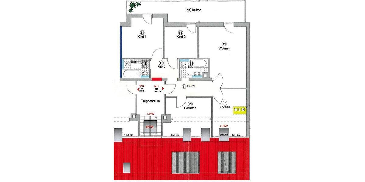 ERSTBEZUG mit RIESEN-BALKON mit SUPERBLICK 4 zimmer