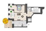 Erdgeschoßwohnung Chemnitz Hilbersdorf - 2 Zimmer, 63 m&sup2;, 480&euro; | Angebot:26247914