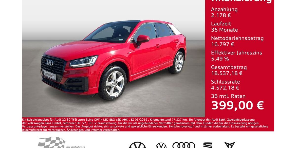 Audi Q2 77.827 km 18.450 &euro; Bernsdorf 09337