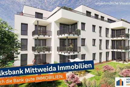 Erstbezug! Moderne 3-Zimmer Wohnung mit Garagenstellplatz - Wohnung Hartmannsdorf | Angebot:26556994