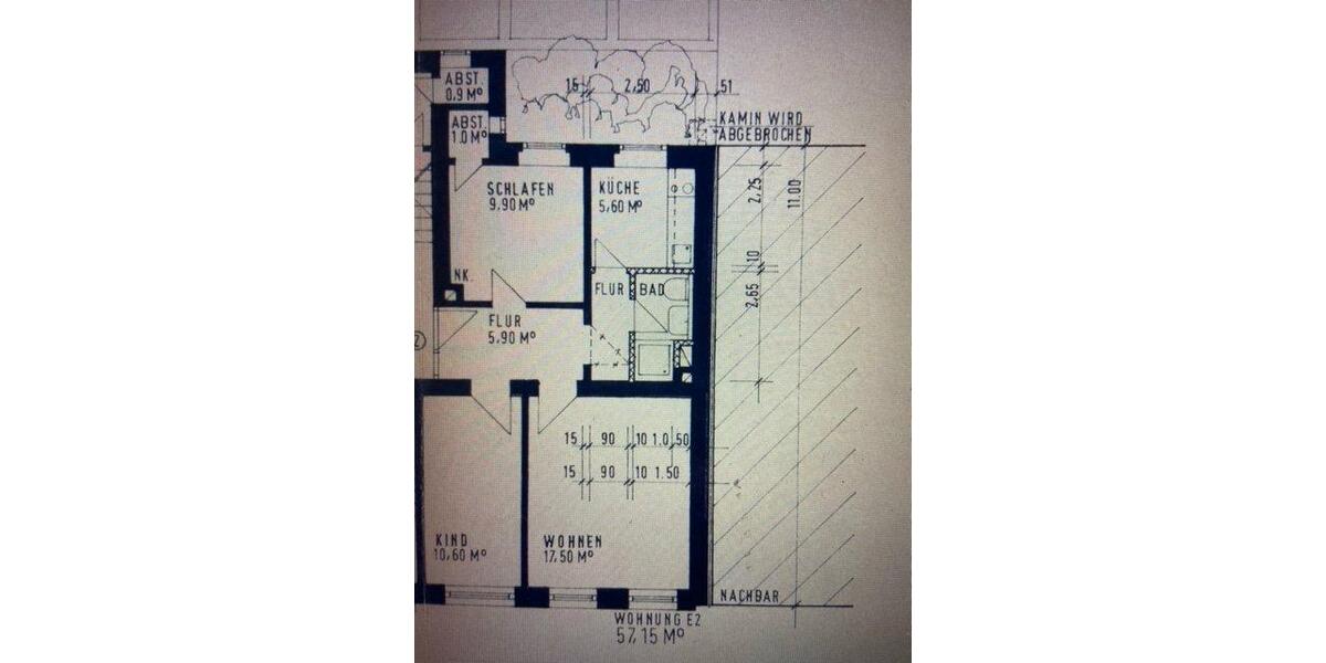 Erdgeschoßwohnung Chemnitz Bernsdorf - 3 Zimmer, 57 m&sup2;, 274&euro; | Angebot:26241698