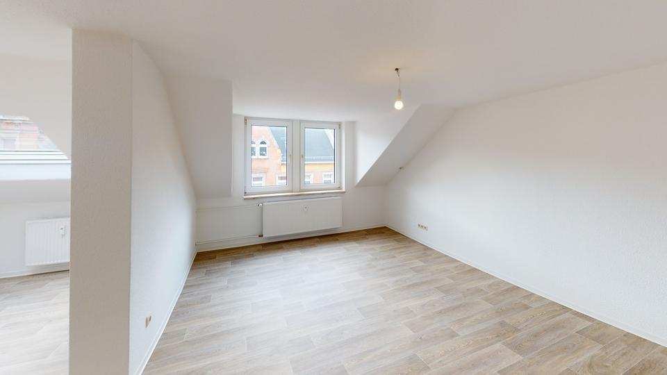 Dachgeschoßwohnung Chemnitz Hilbersdorf - 2 Zimmer, 75 m&sup2;, 413&euro; | Angebot:25794431