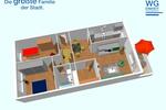 Etagenwohnung Chemnitz Markersdorf - 3 Zimmer, 69 m&sup2;, 375&euro; | Angebot:25753367