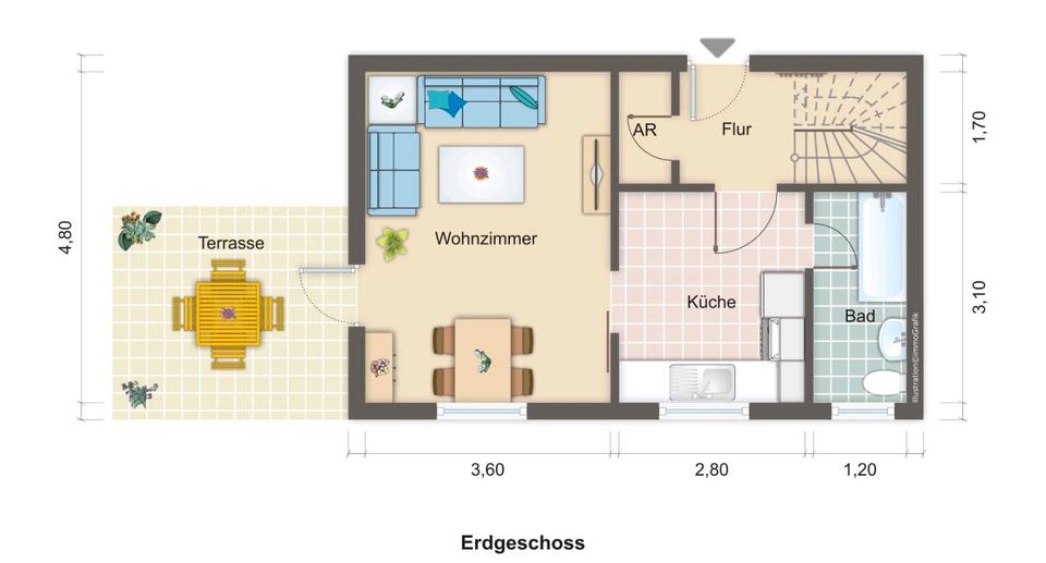 Einfamilienhaus Amtsberg - 3 Zimmer, 80 m&sup2;, 57.000&euro; | Angebot:26258493