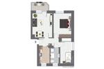 Erdgeschoßwohnung Chemnitz Rabenstein - 3 Zimmer, 60 m&sup2;, 418&euro; | Angebot:26645190