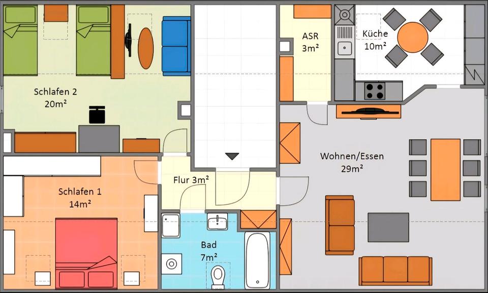 Dachgeschoßwohnung Oelsnitz (Erzgebirge) - 3 Zimmer, 86 m&sup2;, 79.000&euro; | Angebot:24788142