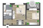 Etagenwohnung Chemnitz Bernsdorf - 2 Zimmer, 45 m&sup2;, 290&euro; | Angebot:26826518