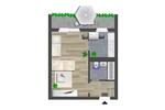 Etagenwohnung Chemnitz Markersdorf - 1 Zimmer, 36 m&sup2;, 229&euro; | Angebot:26681208