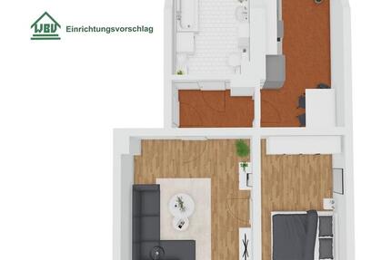 Dachgeschoßwohnung mit Ausblick 2 zimmer